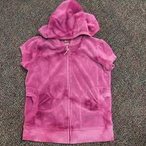 Juicy Couture shirt sleeve hoodie size 8